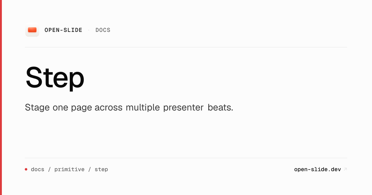 Step — open-slide